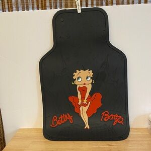 Betty Boop Skyline Black Car Mat